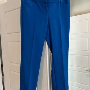 Express Vibrant Blue Straight Leg Pants